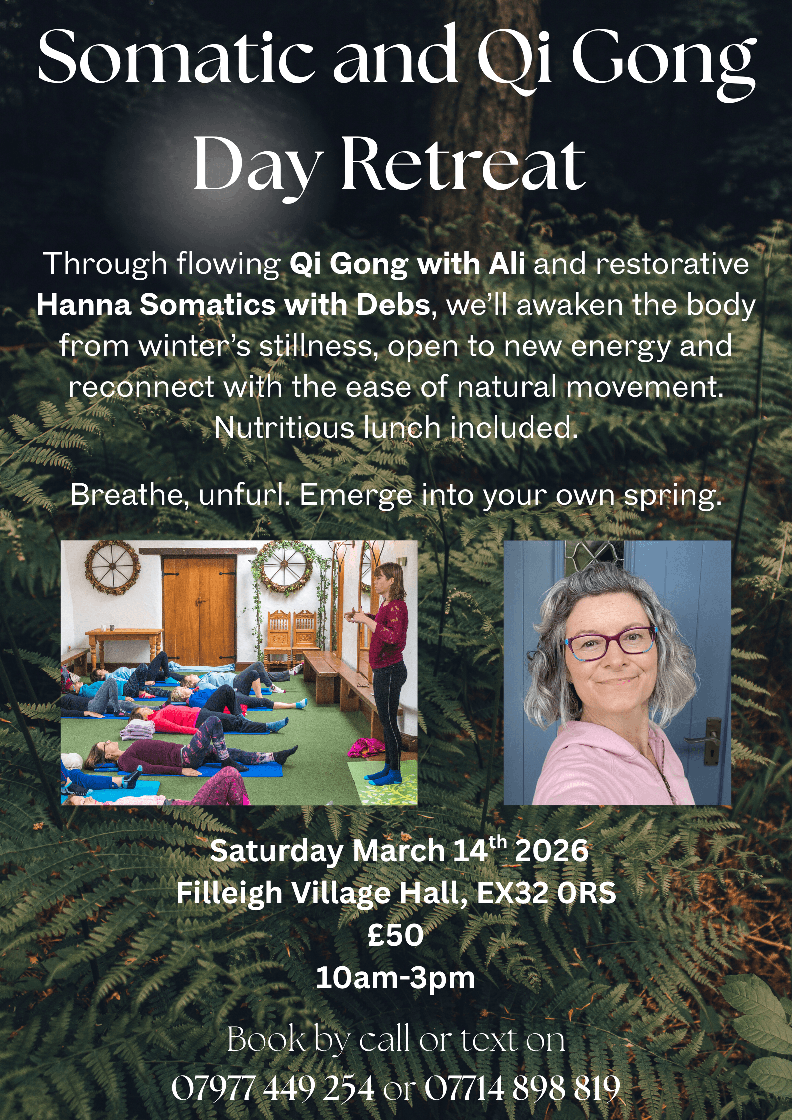 Hanna Somatics & Qi Gong Day Retreat flyer